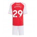 Tanie Strój piłkarski Arsenal Kai Havertz #29 Koszulka Podstawowej dla dziecięce 2025-26 Krótkie Rękawy (+ szorty)